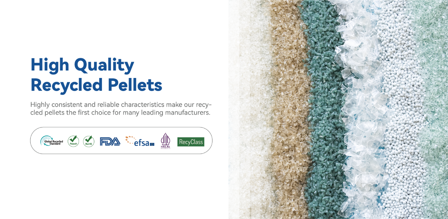 recycled PET plastic granules and pet sheet roll suppliers